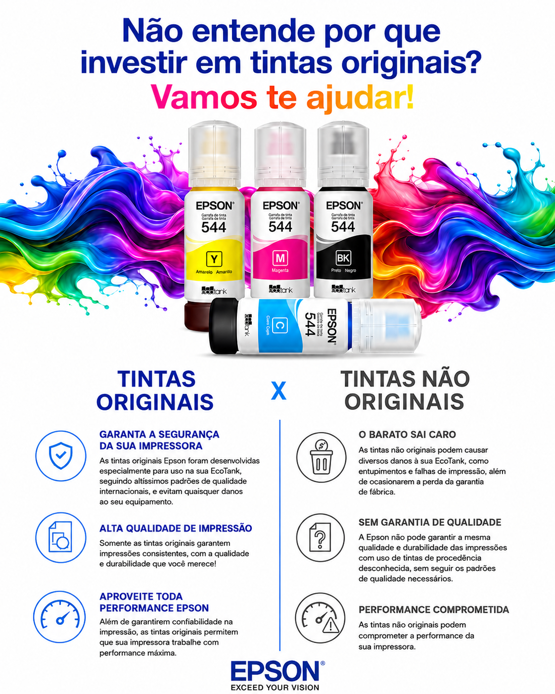 Tintas EPSON T544